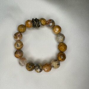 Elegant Beaded Bracelet in Earth Tones